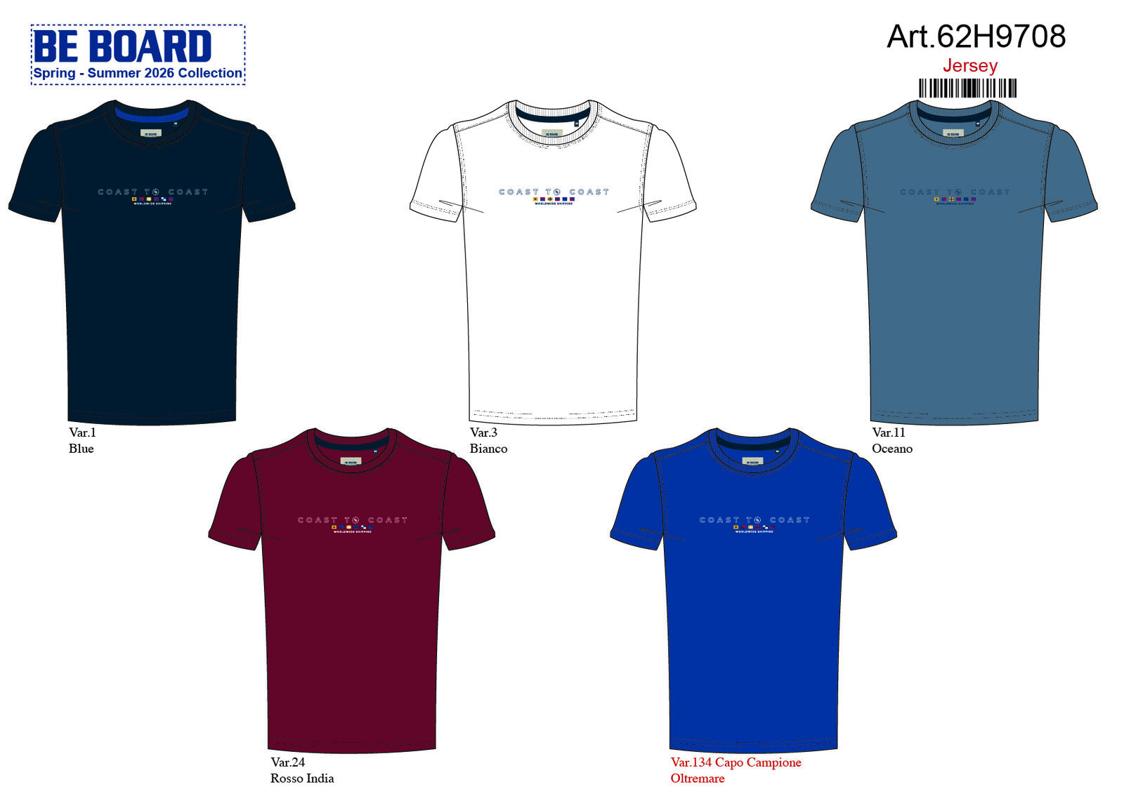 TSHIRT UOMO M/M 62H9708 Tellini S.r.l. Ingrosso Abbigliamento